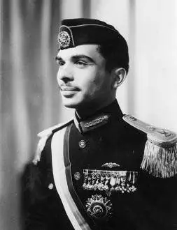 King Hussein in uniform in 1953. Source: King Hussein I Photo Bank.