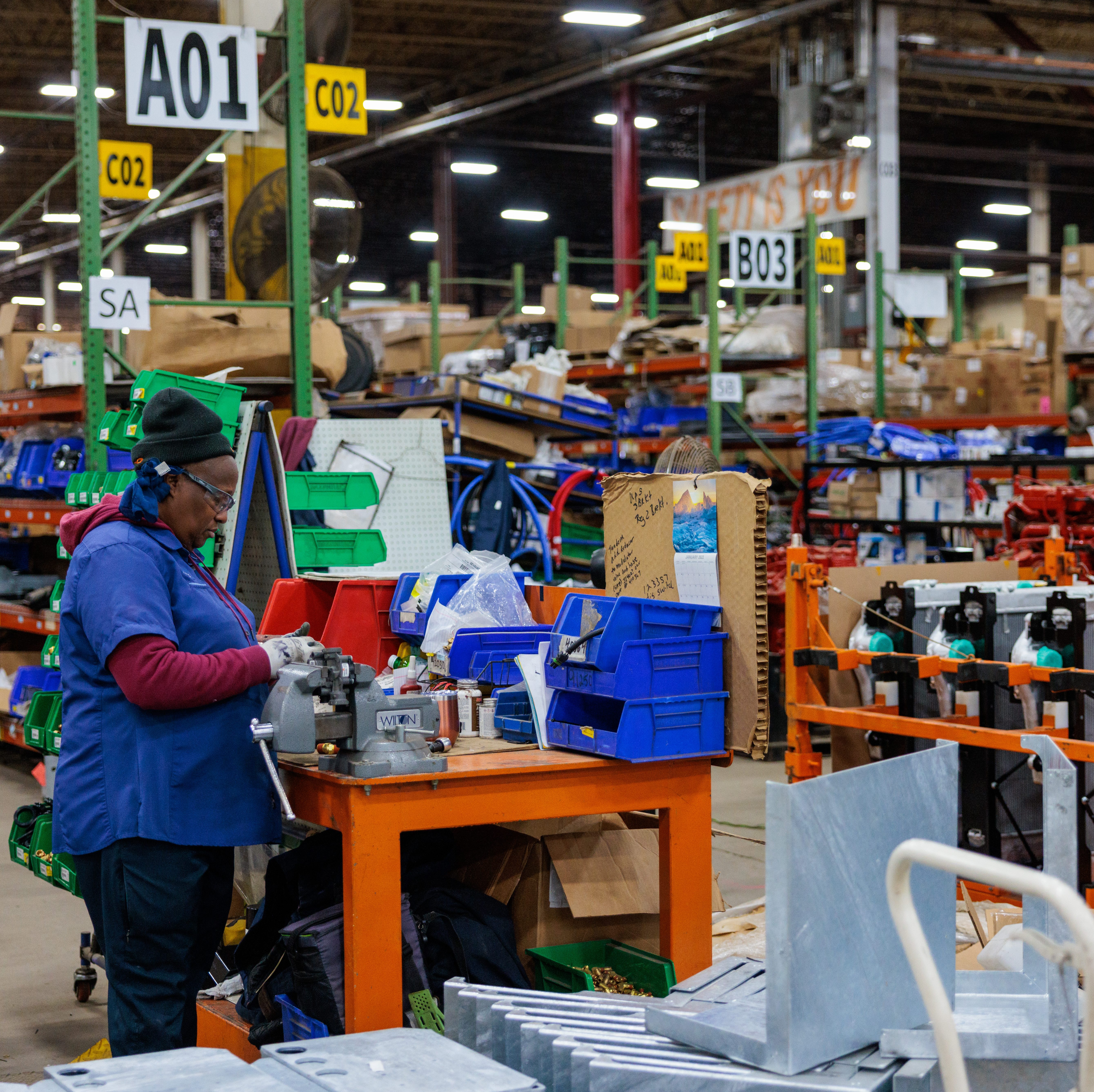 inside a manufacturing facility