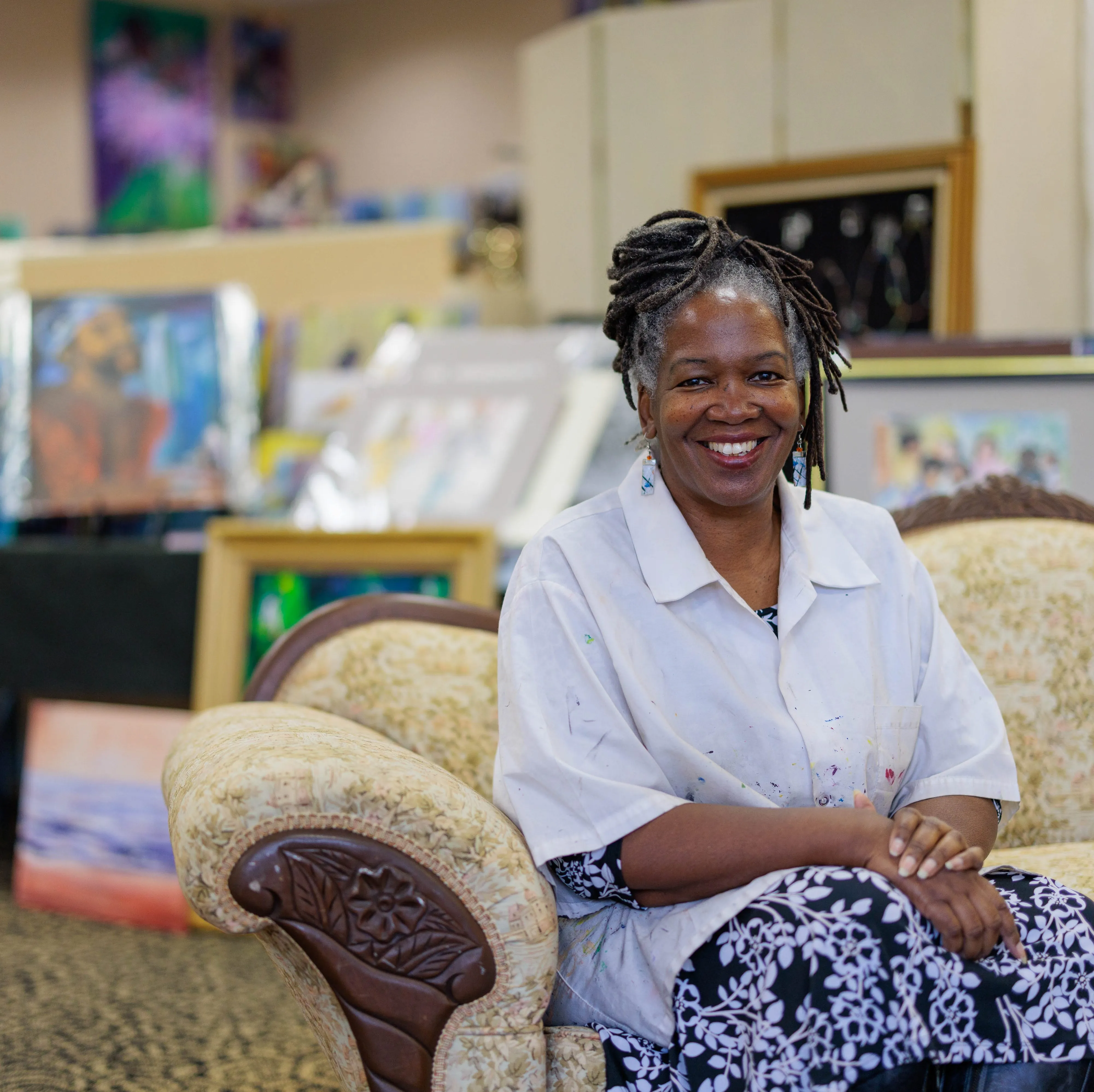 Professional Gullah artist Elizabeth Alexandria Allie Gore 