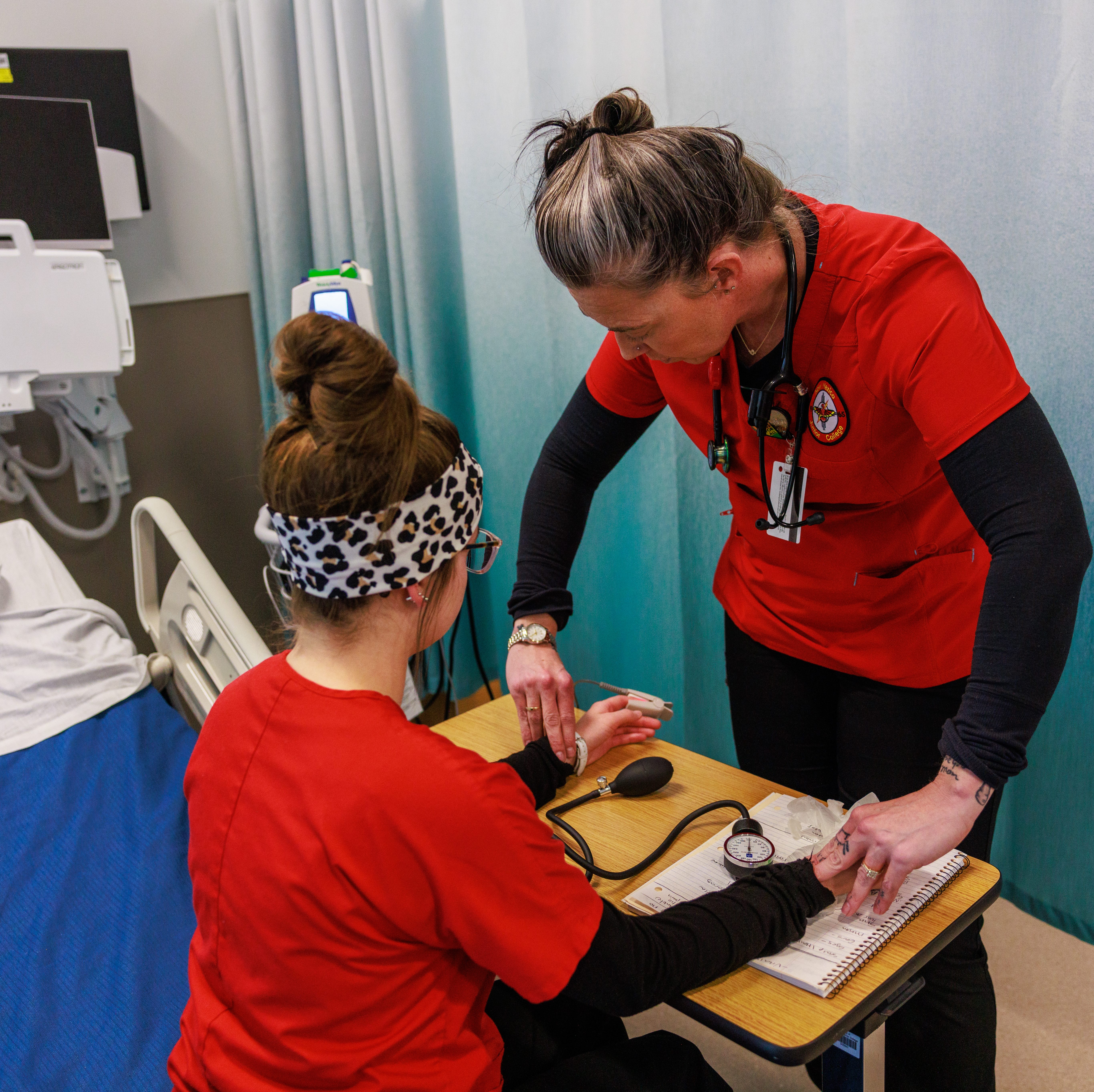 nurses in lea county practice taking vitals