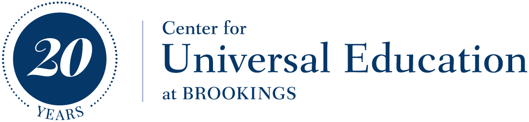 Center for Universal Education at Brookings 20 Years