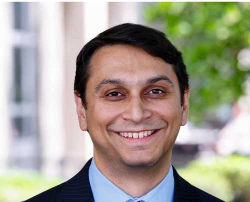 Sanjay Patnaik at the HBS campus in Boston April 19, 2011Photographer: Neal Hamberg