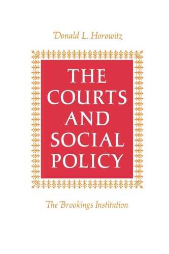 Cover: The Courts and Social Policy