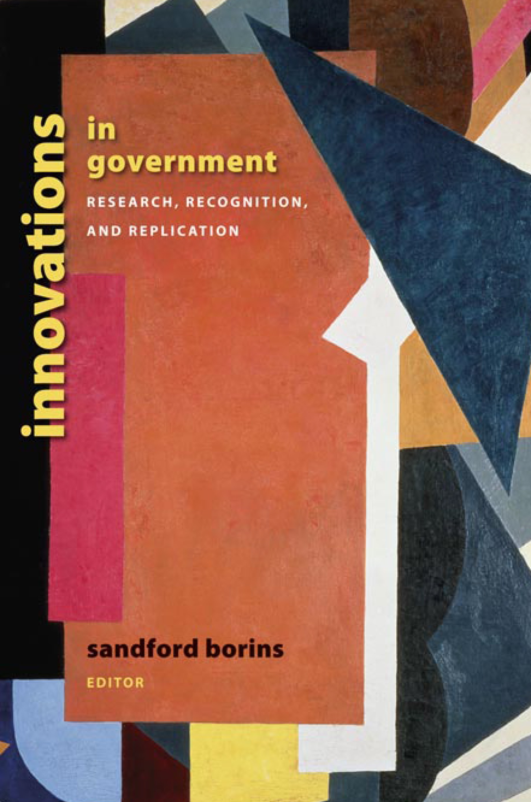 Book Inovations Innovations in Government | Brookings