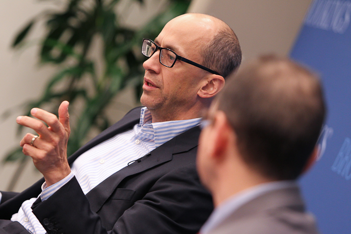 Twitter CEO Dick Costolo speaks at Brookings