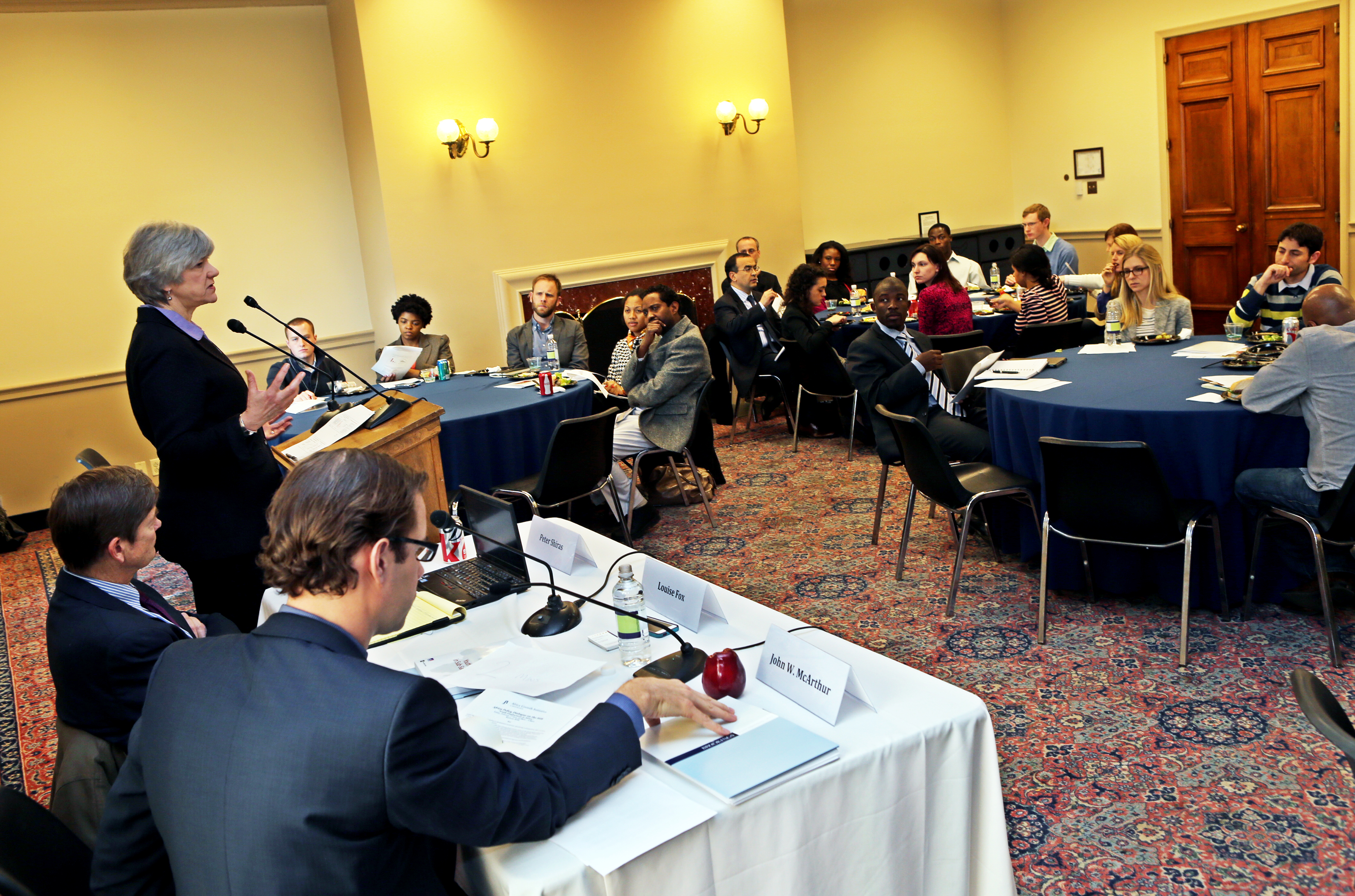 Brookings' African Growth Initiative hosts Africa Policy Dialogue luncheon at Rayburn House Office building Friday, Feb. 7, 2014 in Washington. (Sharon Farmer/sfphotoworks)