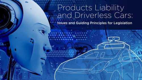 Products Liability and Driverless Cars