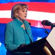 Ambassador Anne Patterson delivers a keynote address at the 2014 U.S. Islamic World Forum. (Steven Purcell)