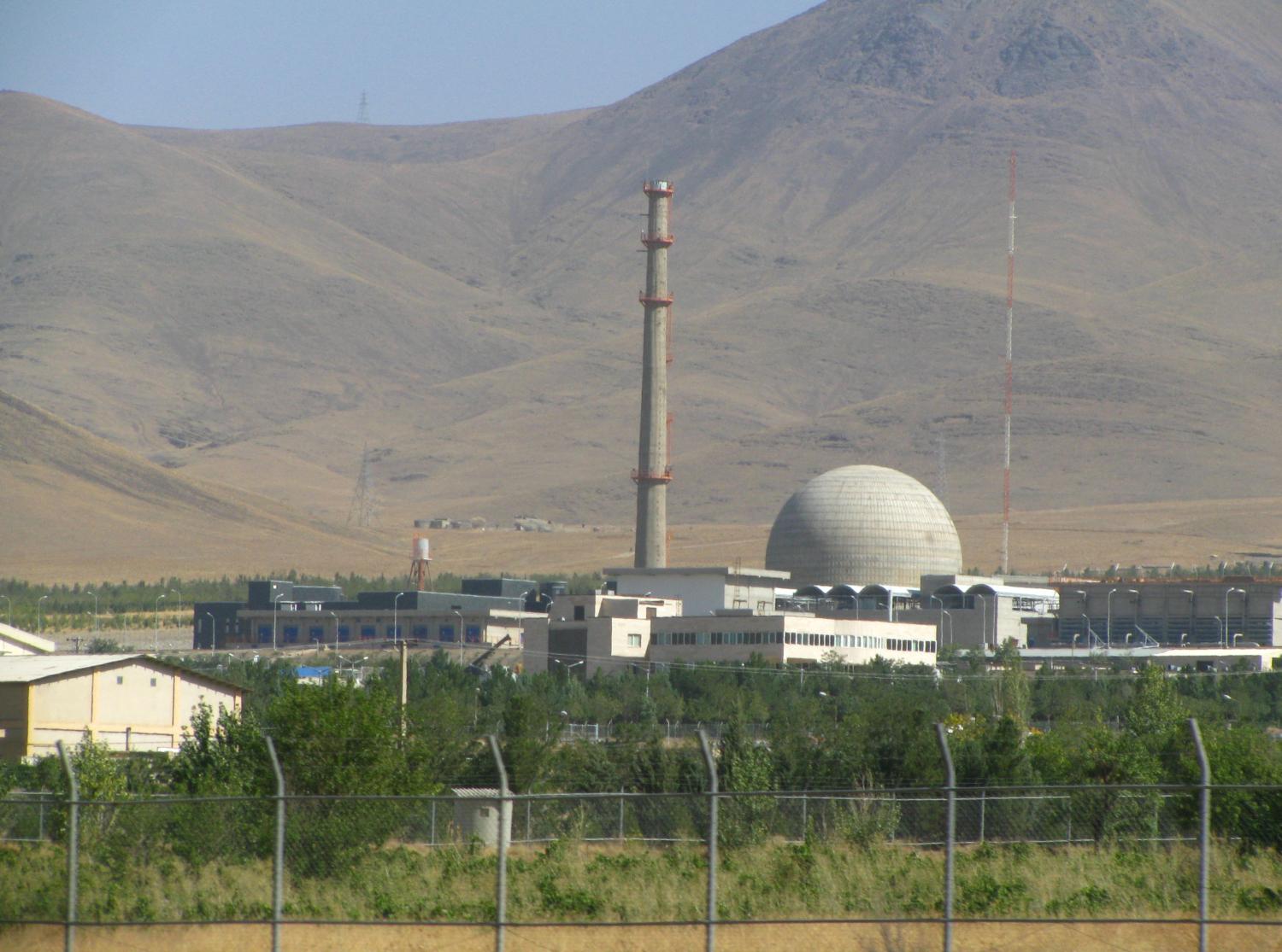 Wikimedia Commons/Nanking2012 - A photo of the Arak IR-40 heavy water reactor in Iran