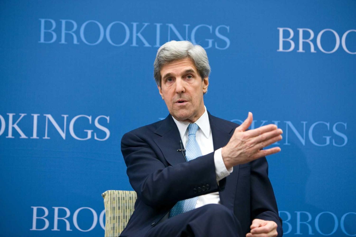 Secretary of State John Kerry talks peace process, ISIS, and Iran at the 2015 Saban Forum