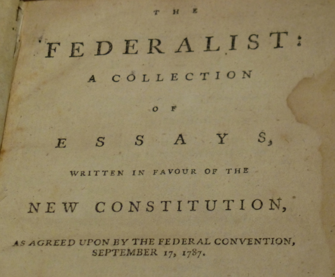 federalist papers essay