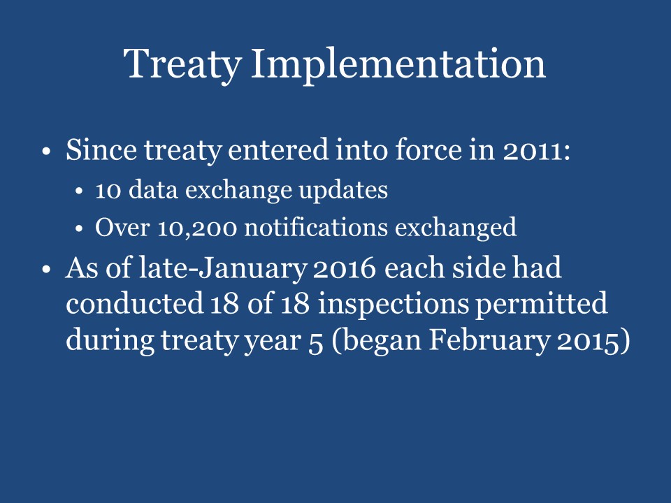 Treaty Implementation