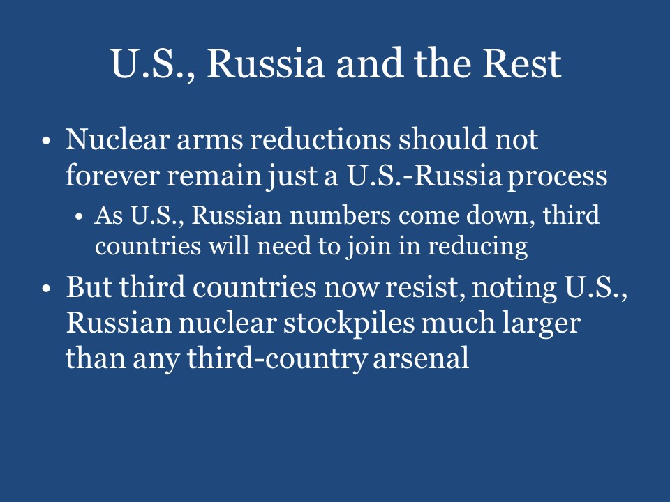 U.S., Russia and the Rest