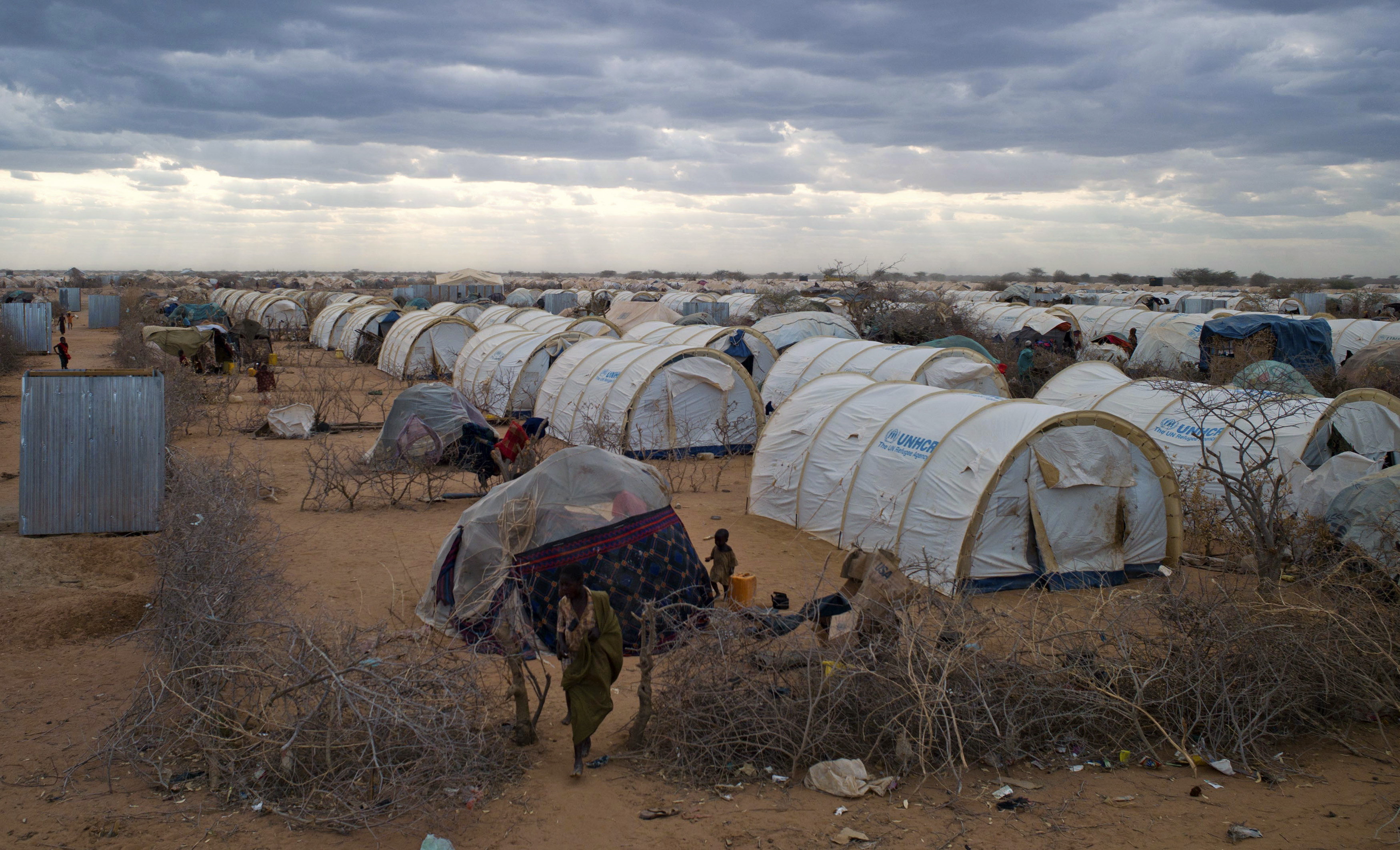 File photo of a refugee camp in Kenya