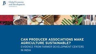 Can Producer Associations Make Agriculture Sustainable ...