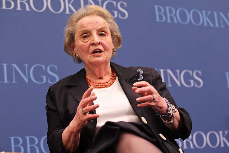 Photo: Former US Secretary of State Madeleine Albright speaks at the 10th annual Sakıp Sabancı Lecture