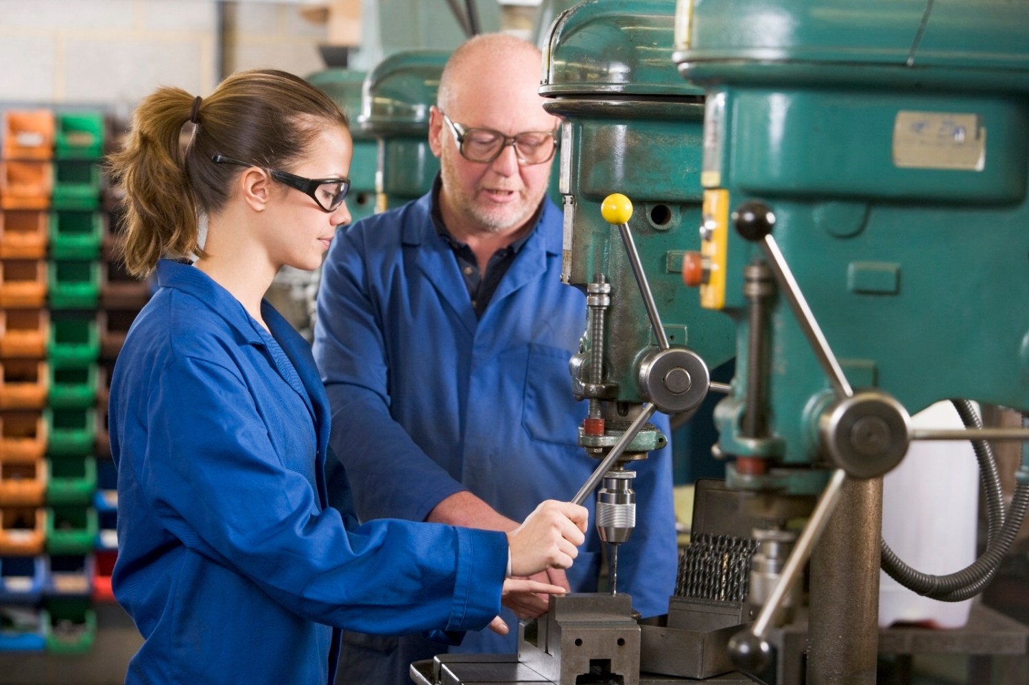 Student learns about apprenticeship opportunities