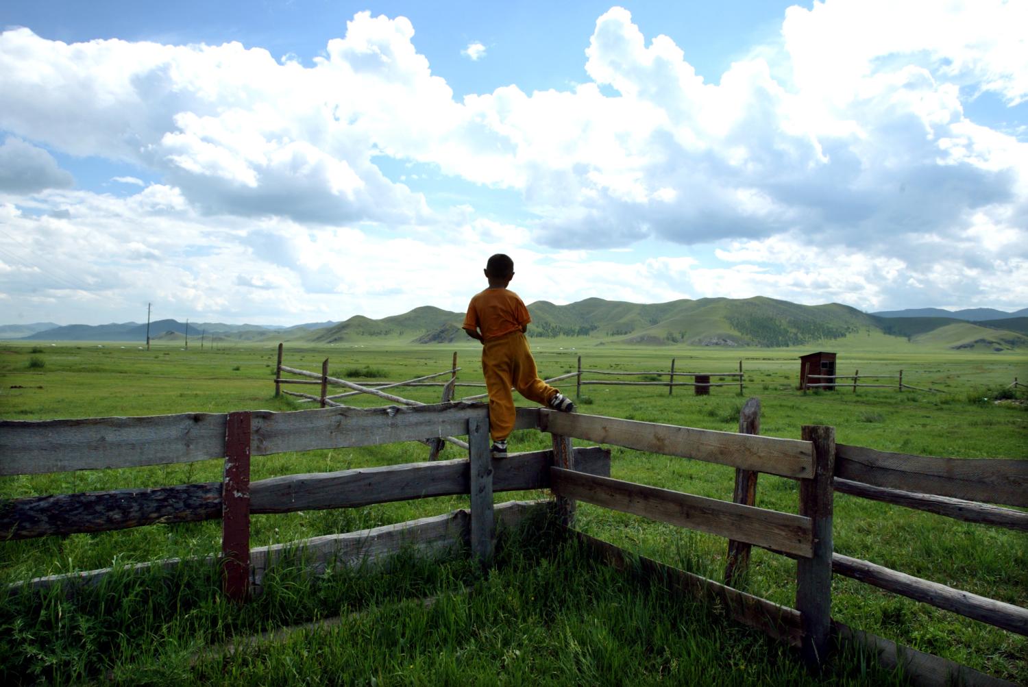 Child in Mongolia