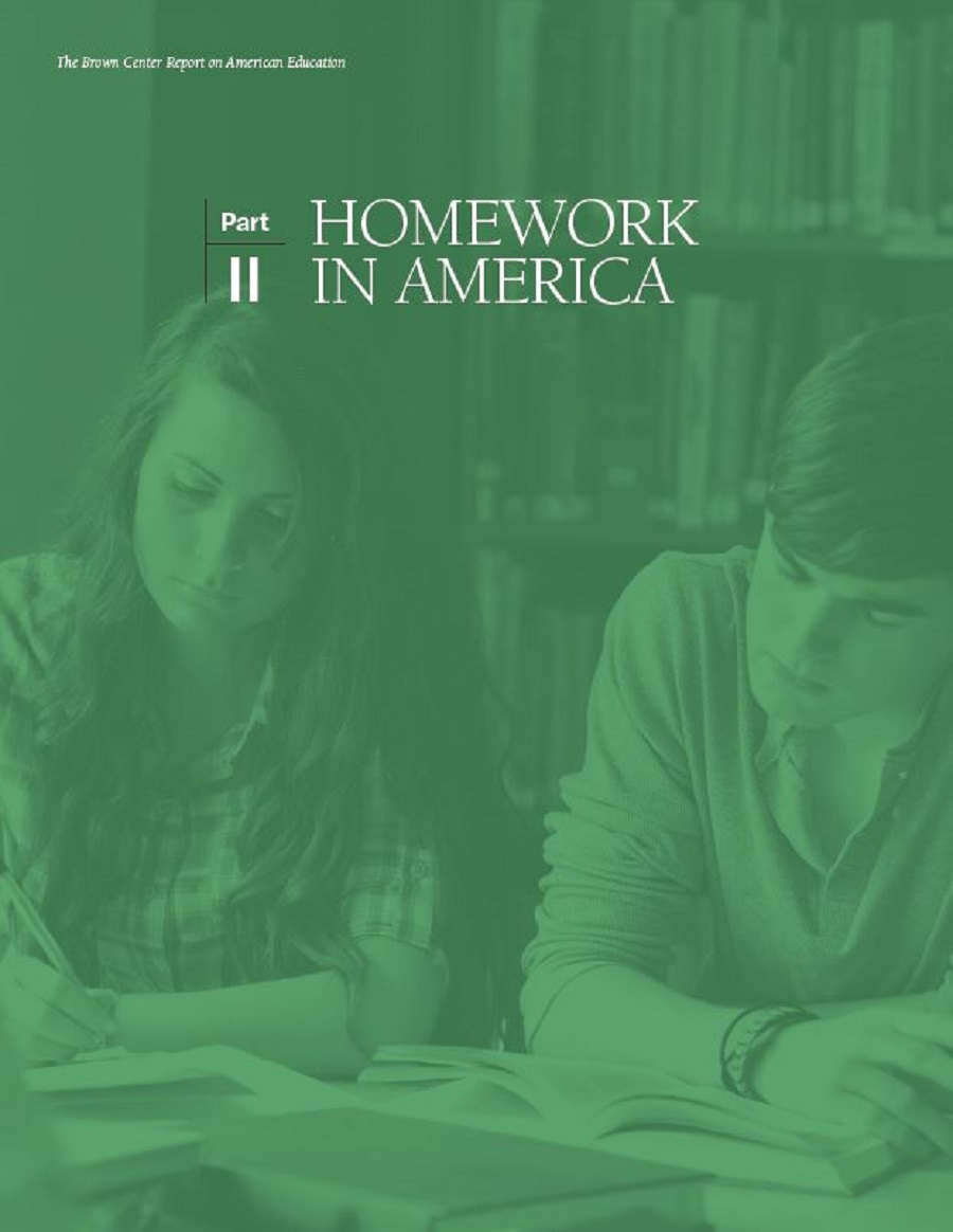 Time spent on homework statistics image