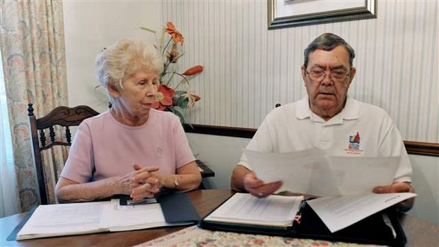 Retirees check their finances