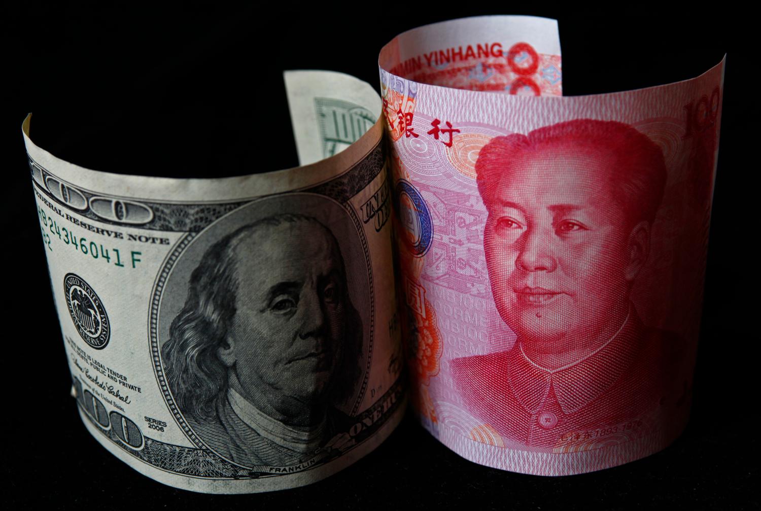 U.S. dollar and Chinese yuan
