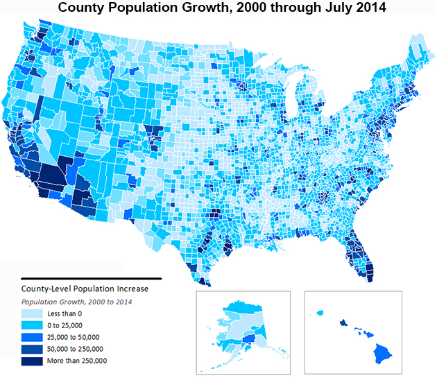 County Pop Increase 2000 to 2014 blog