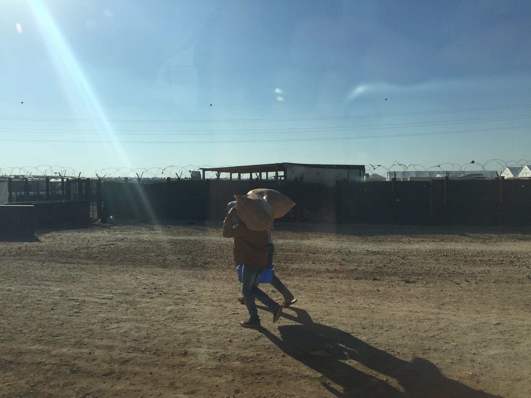 Food Aid Zaatari Refugee Camp outside Amman_Jordan