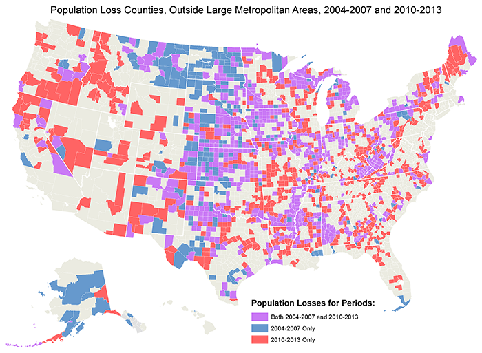 Næsten mekanisk lever A Population Slowdown for Small Town America | Brookings