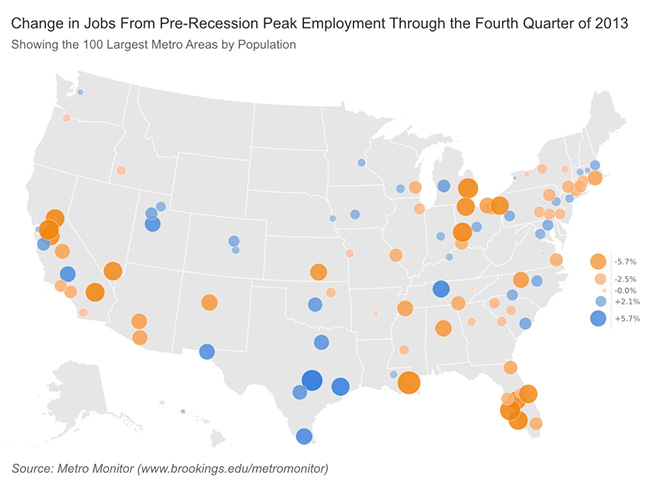 MetroMonitor March 2014  Jobs Recession  Recovery