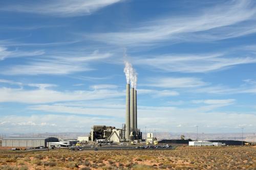 Navajo coal mining station