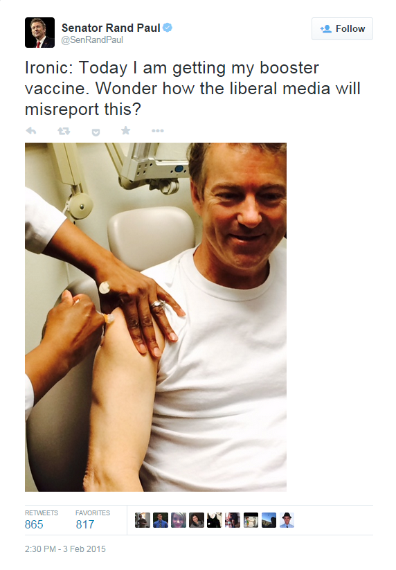 Rand Paul Vax