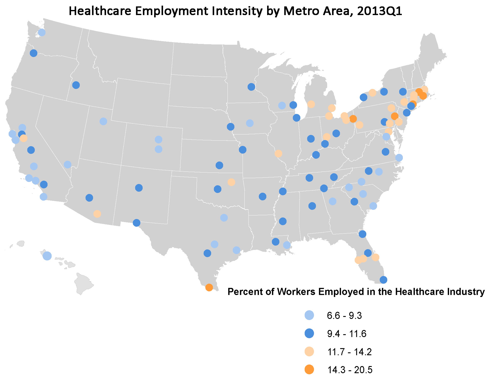 TOP 100 Healthcare Intensity