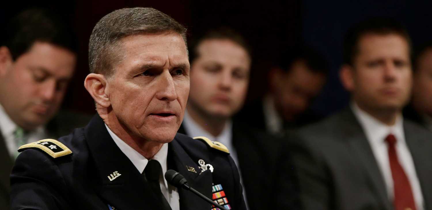 Defense Intelligence Agency director U.S. Army Lt. General Michael Flynn testifies before the House Intelligence Committee on "Worldwide Threats" in Washington February 4, 2014. REUTERS/Gary Cameron