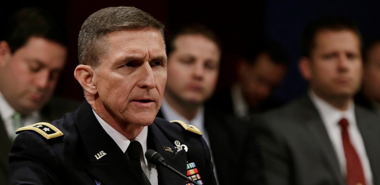 Defense Intelligence Agency director U.S. Army Lt. General Michael Flynn testifies before the House Intelligence Committee on "Worldwide Threats" in Washington February 4, 2014. REUTERS/Gary Cameron
