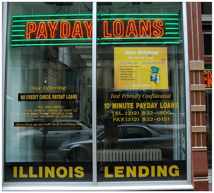 Payday loans sign