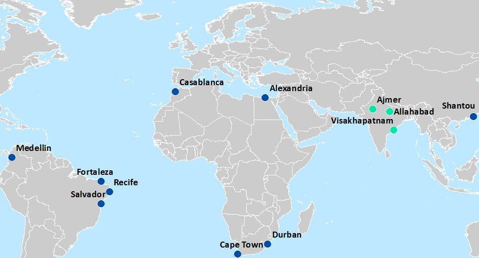 Selected Indian Smart Cities and Their Global Economic Peers