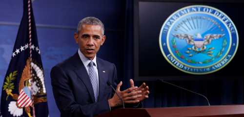 U.S. President Barack Obama holds a news conference at the Pentagon in Arlington, Virginia, U.S. August 4, 2016. REUTERS/Jonathan Ernst - RTSL3YM