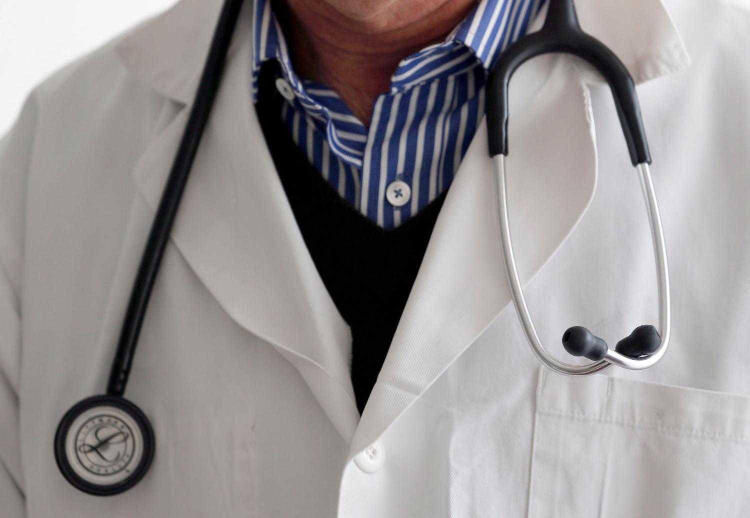 REUTERS/Regis Duvignau - Doctor with a stethoscope