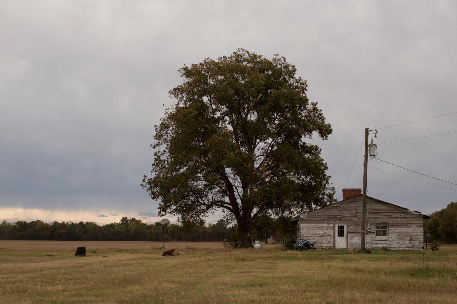 A run-down house in Mississippi.