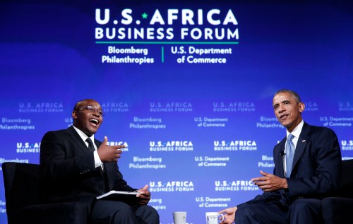 Barack Obama answers questions from Takunda Ralph