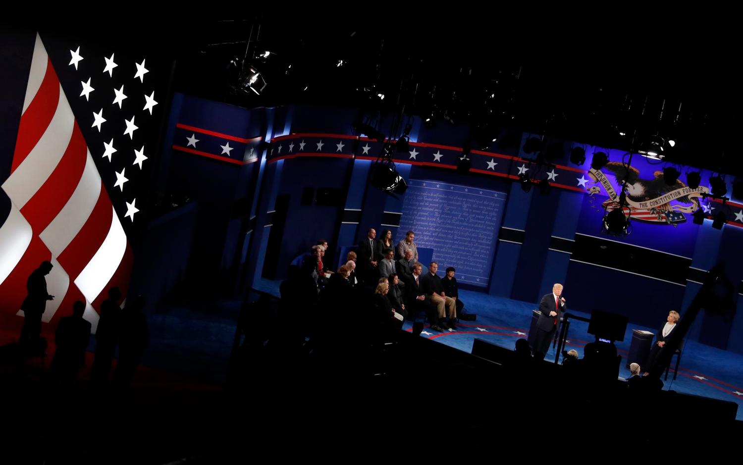 US presidential town hall debate
