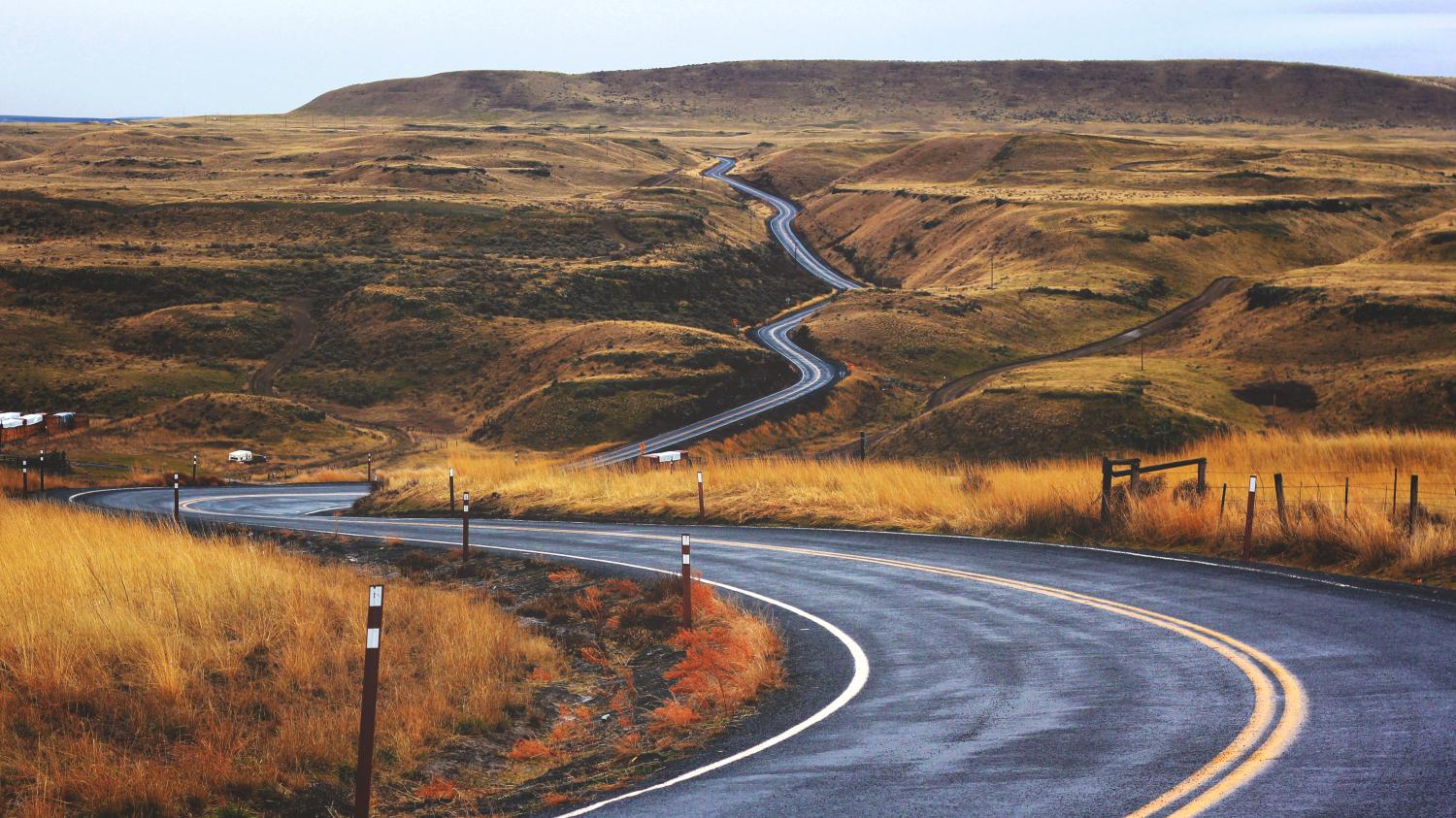 Hillside roads