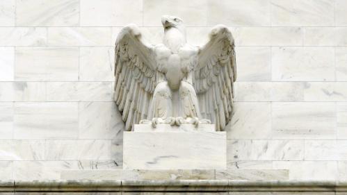 The U.S. Federal Reserve Building is shown in Washington, March 18, 2008. The Federal Reserve slashed a key interest rate by three-quarters of a percentage point, a substantial cut but smaller than many in financial markets had expected. REUTERS/Jason Reed (UNITED STATES) - RTR1YH5J