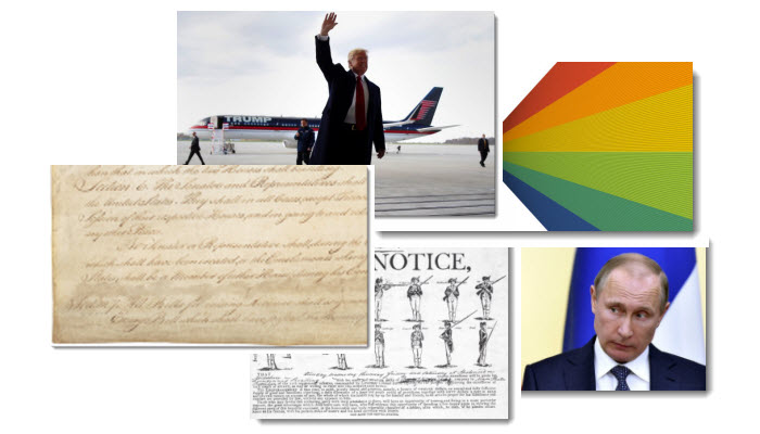 Collage for top content at Brookings in 2016