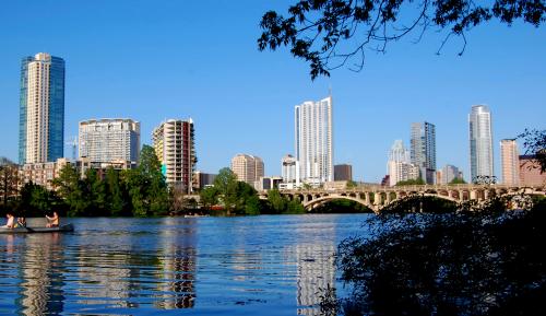 Austin, TX skyline in 2013