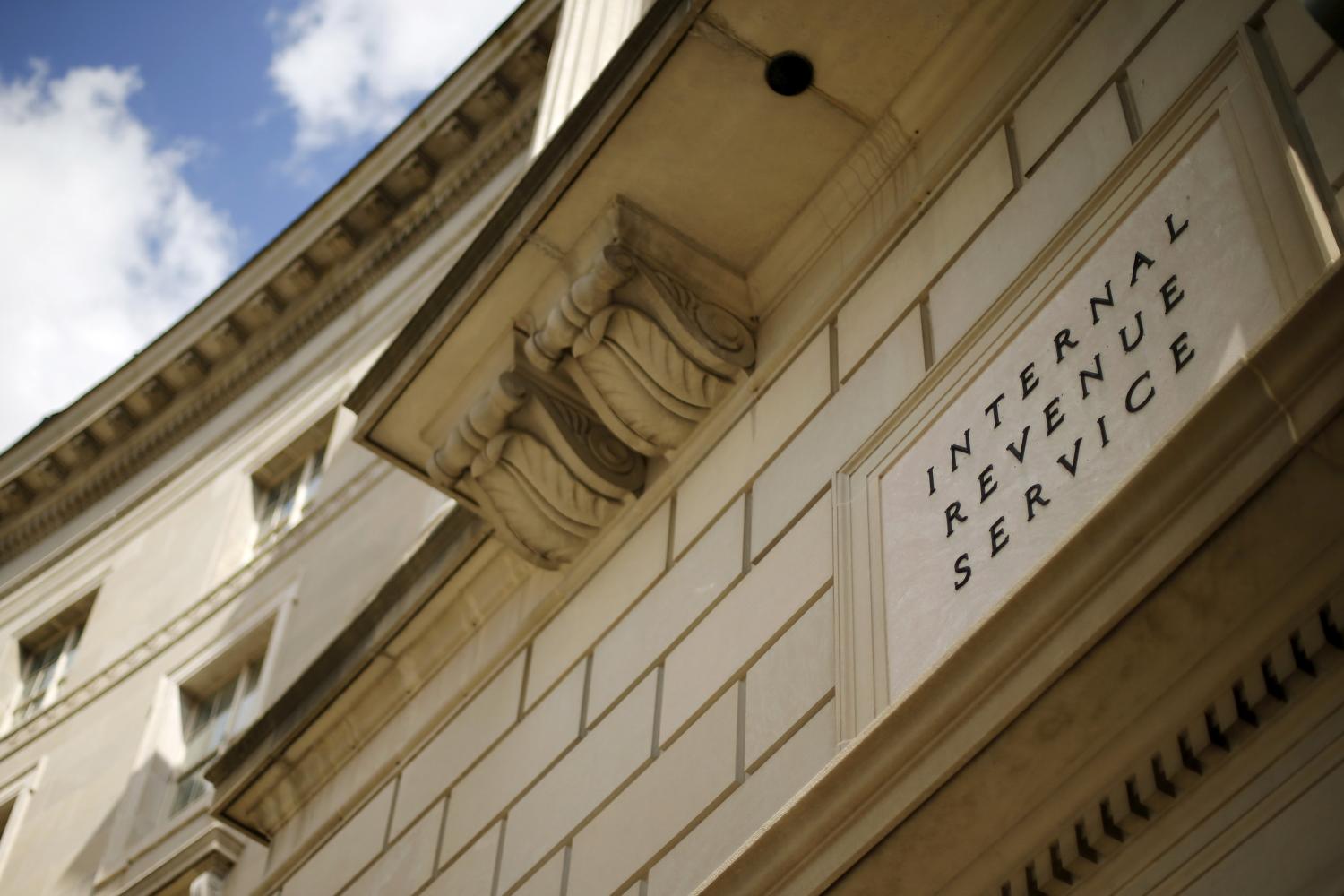 A general view of the U.S. Internal Revenue Service (IRS) building.