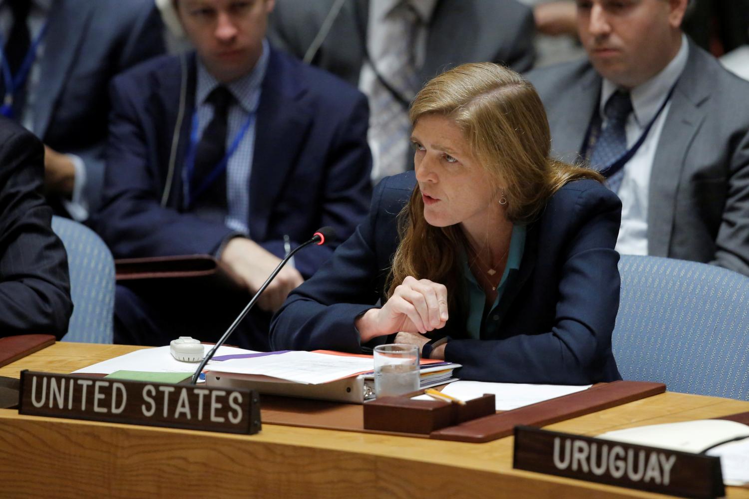 U.S. Ambassador to the United Nations Samantha Power.