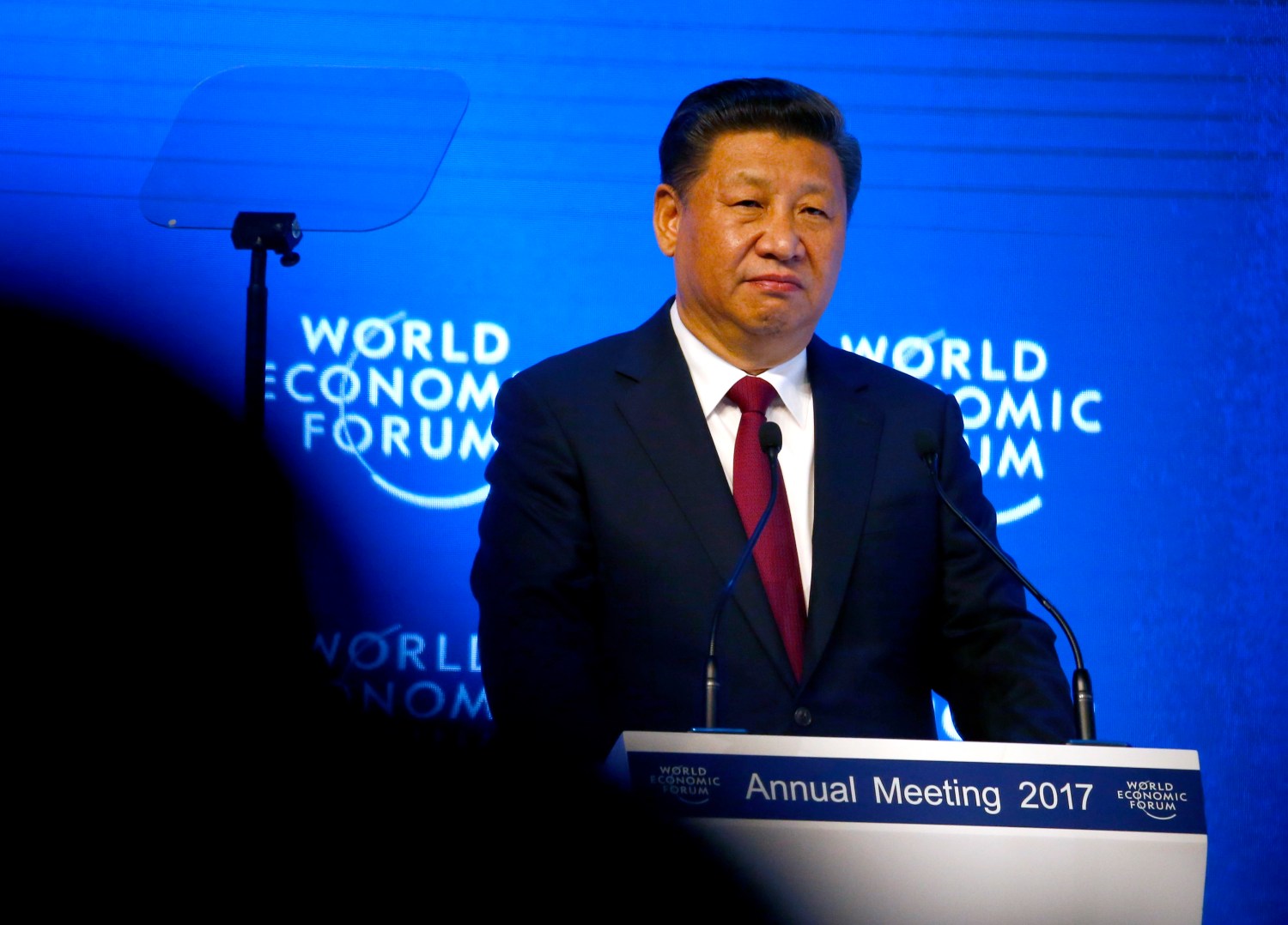 Chinese President Xi Jinping attends the World Economic Forum (WEF) annual meeting in Davos, Switzerland January 17, 2017. REUTERS/Ruben Sprich