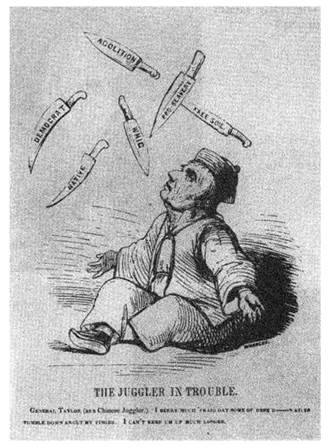 Anti-Taylor Cartoon in The John Donkey (1848)