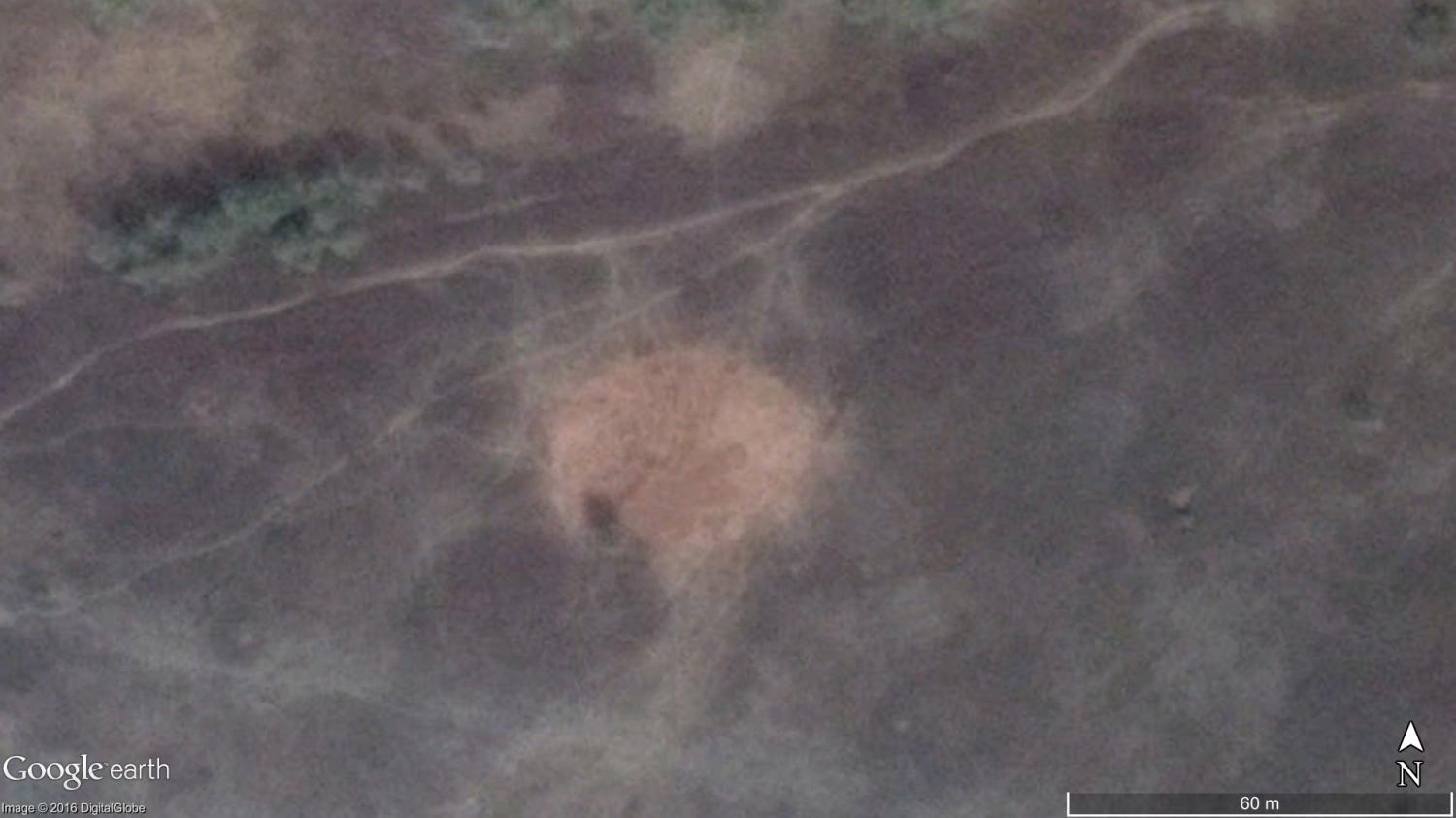 Satellite image taken in December 2015 of Zaria